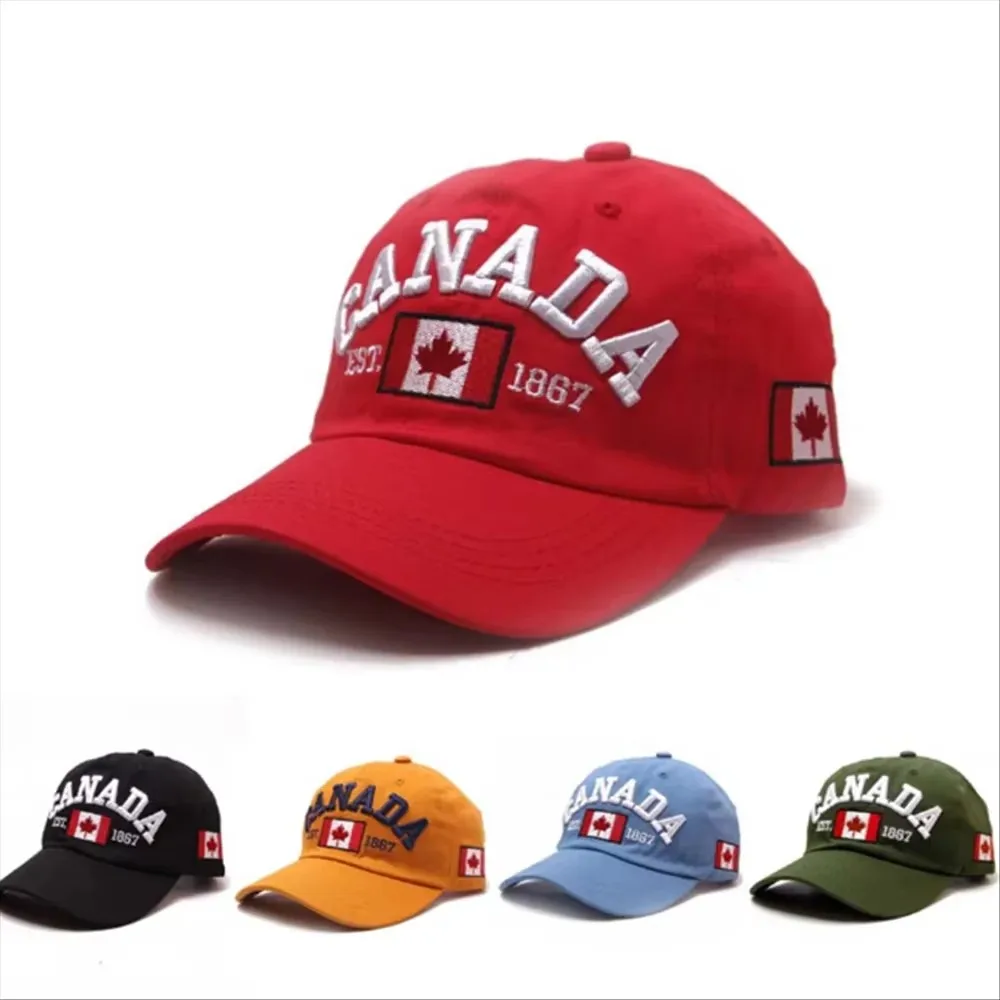 New Baseball Cap Unisex Canadian  Spring Summer Wild Sun Visor Popular Adult Letter Hat