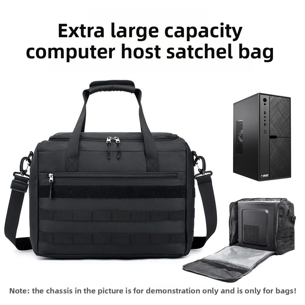 Chassis Bag, Large-capacity Storage Itx Luggage, Trolley Case Can Be Set, Desktop Computer 90-degree Laptop Bags