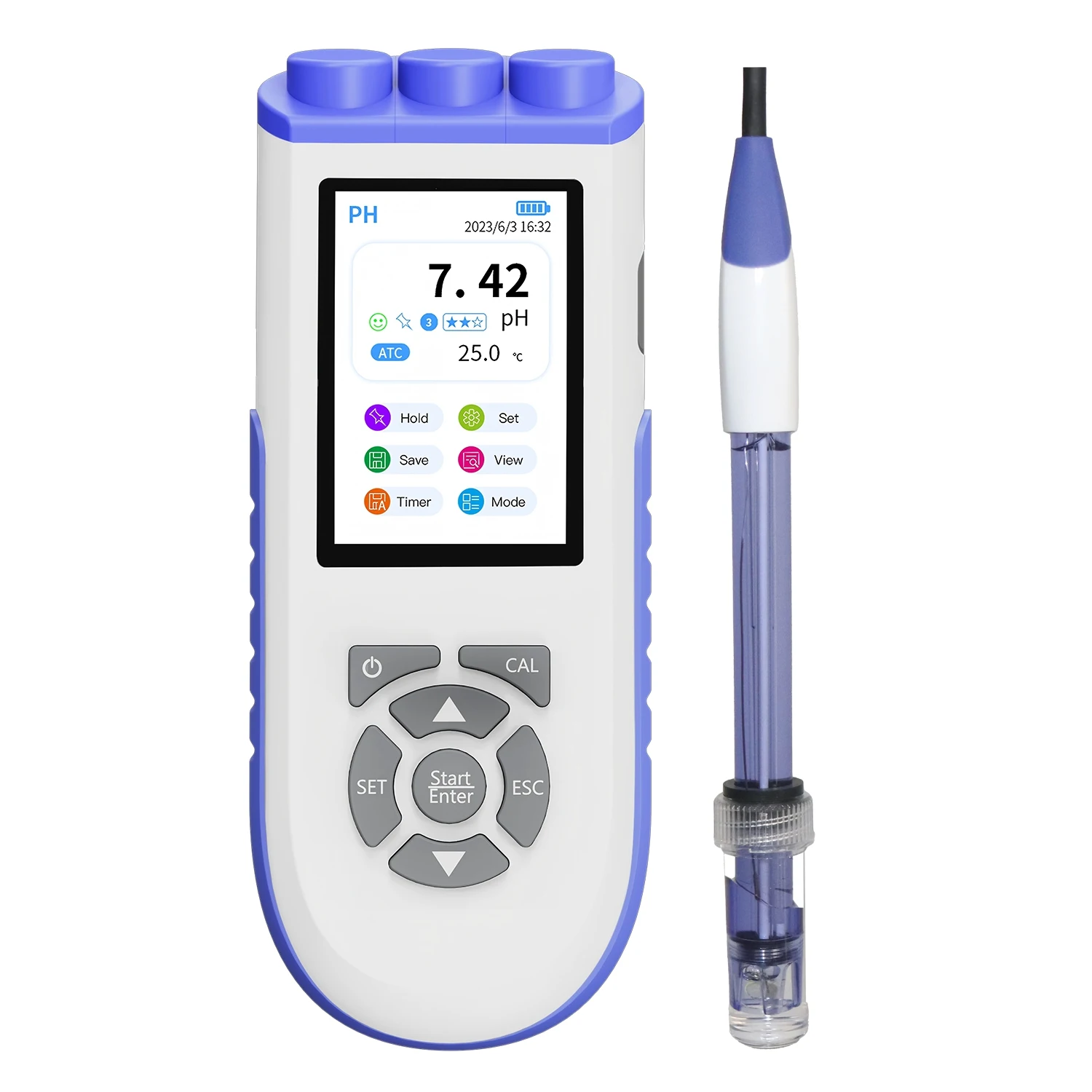 2026  Meter, Digital pH Tester with 0.01 High Accuracy, Factory Price OEM for Laboratory Water Testing, Aquaculture and Research