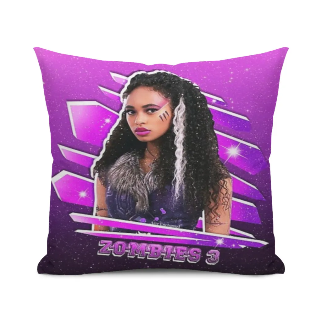 

Zombies 3 - Willa Super Purple Power Chandler Cushion Cover 45x45cm Home Decor Sofa Pillow Home Pillowcase