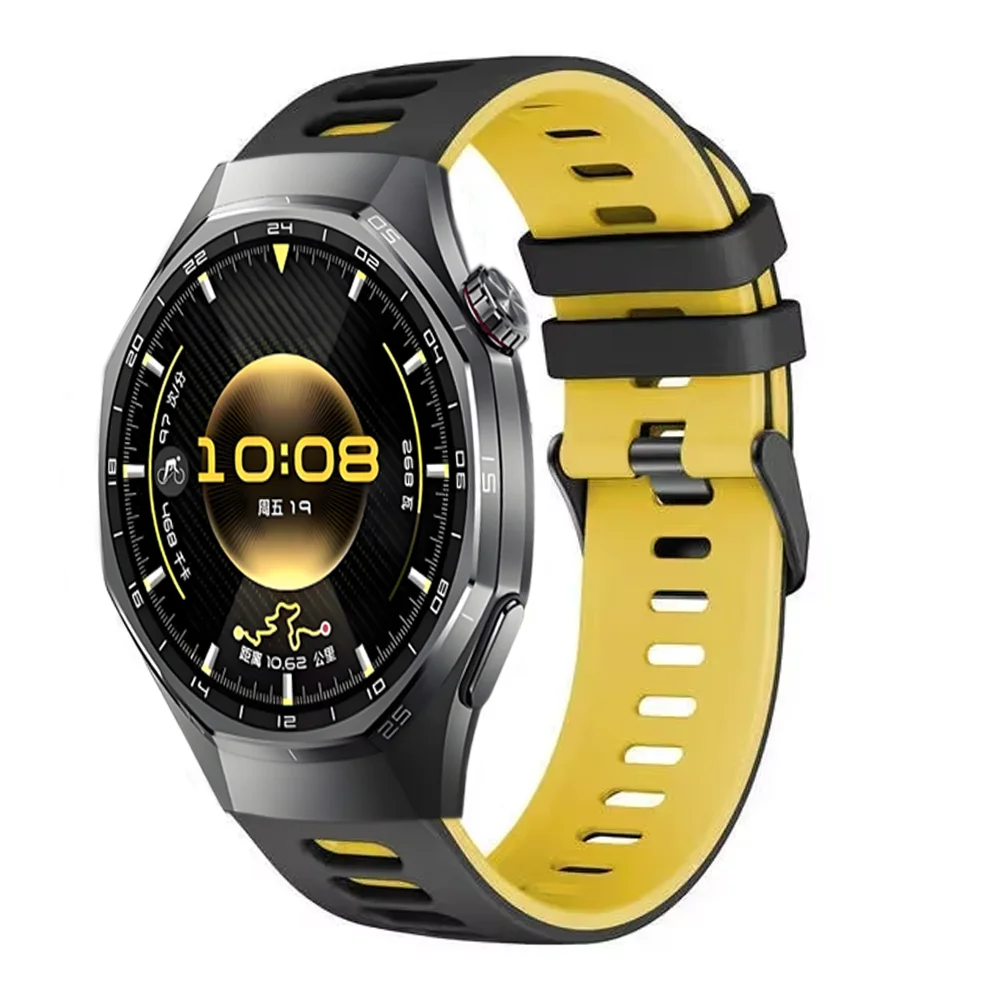 22 مللي متر 20 مللي متر سيليكون حزام لهواوي ساعة 5 GT6 برو GT6 GT5 46 مللي متر الرياضة معصمه لهواوي ساعة 4 3 برو GT4-3-2 46 مللي متر سوار