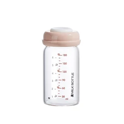 Snow Bear Breast Milk Storage Bottle Glass 180ml