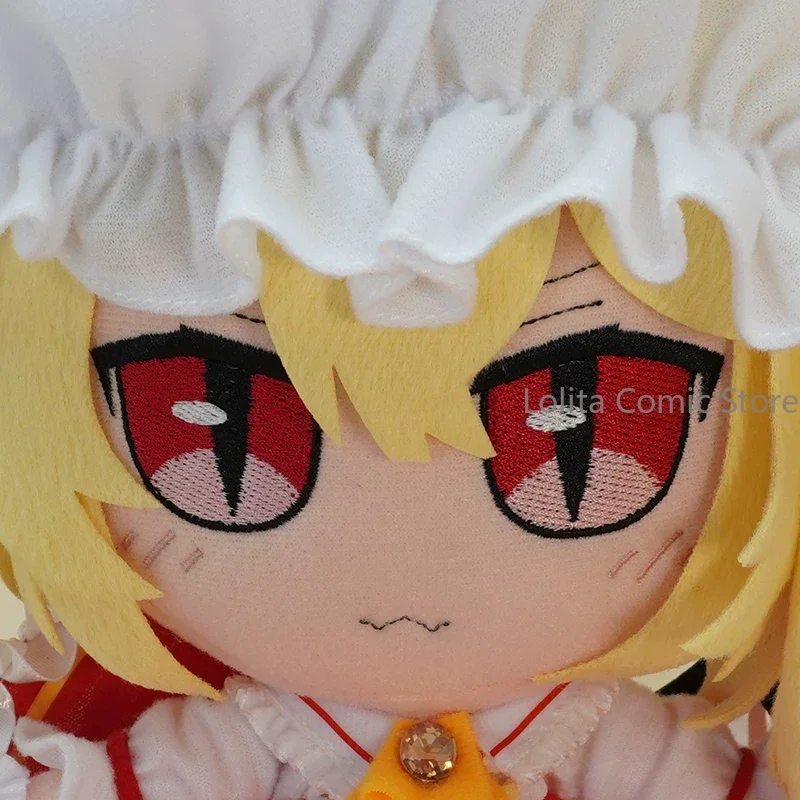 Anime 20cm Touhou Project Flandre Scarlet Kawaii Fumo Plush Doll cStuffed Toy Cosplay Dress Up Toy Cotton Figure Birthday Gift