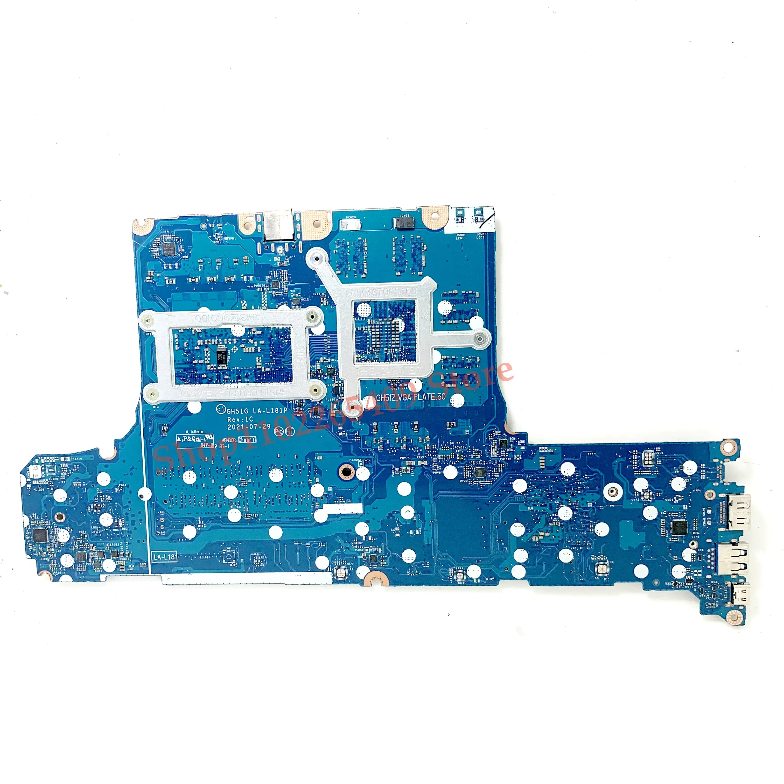 

GH51G LA-L181P For Acer AN517-54 Laptop Motherboard GN20-P1-A1 RTX3050TI With SRKT1 I5-11400H CPU 100% Working Well
