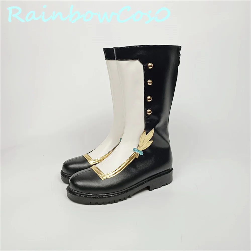 Conjunto de estrellas Shino Hajime, zapatos de Cosplay, botas, juego de Anime, fiesta, Halloween, Navidad, W2384
