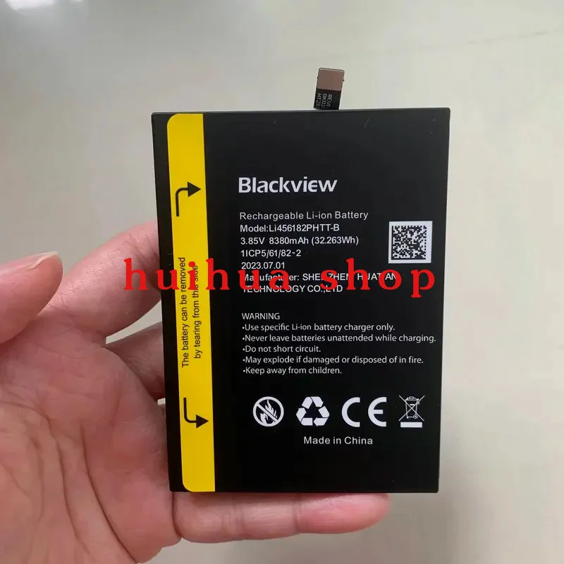 

For Blackview BL8800 Pro，BV8800 Battery Original Bateria 8380mAh Li 456182 PHTT-B.