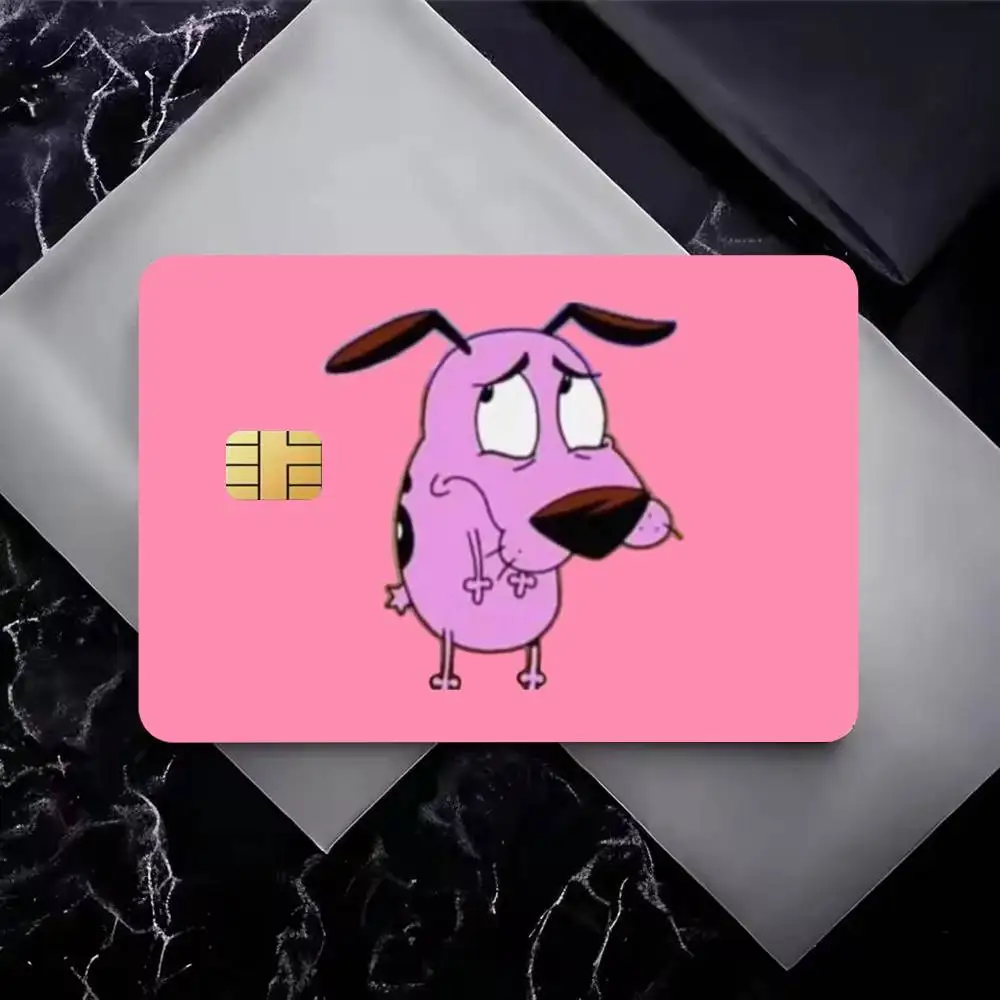 C-CowardlyS-ES  High‑Res Game Chip Decals Credit Card Mini Waterproof Vinyl Ornament Useful Gift