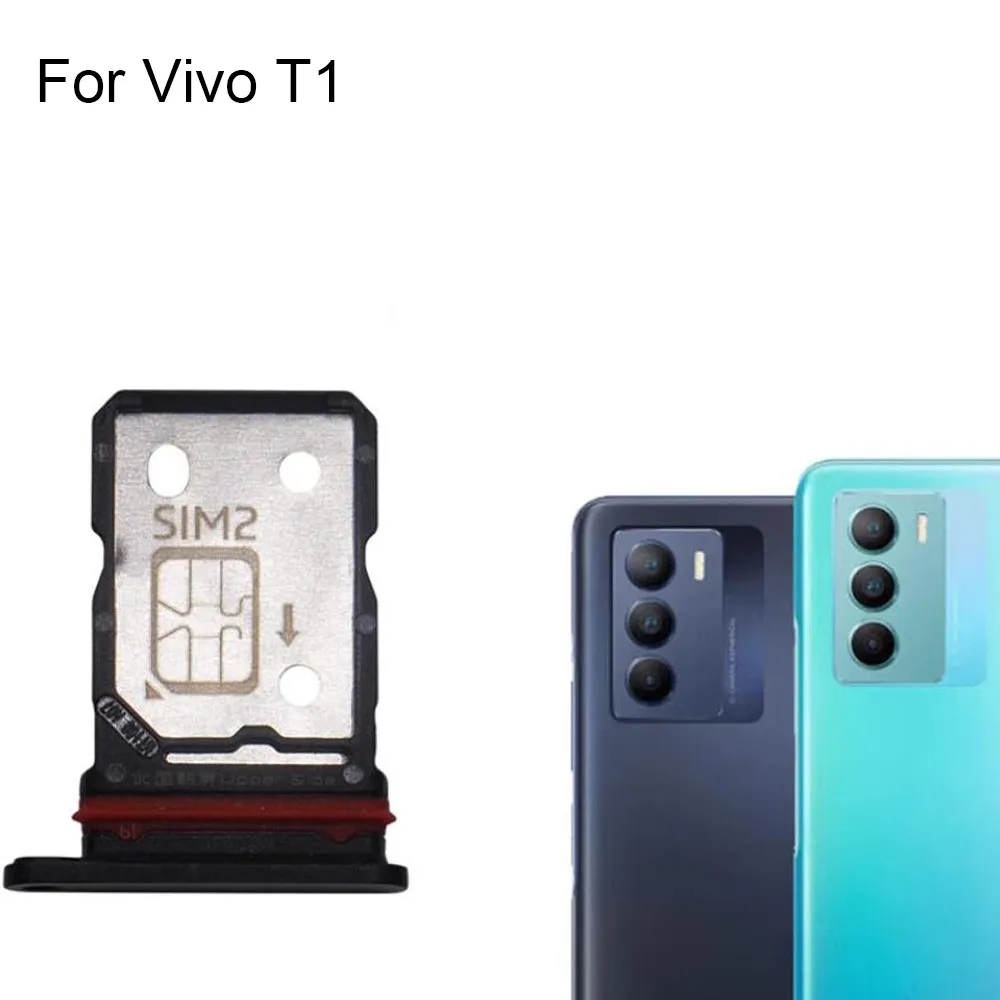 

ДЛЯ Vivo T1 T1X Новый тестированный лоток для SIM-карт SD, устройство для чтения Sim-карт для Vivo T2X