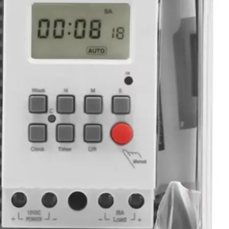 25A 220VAC IP66 Rainproof Digital Timer Switch MT316SE With Box For Outdoor Street Light Billboard Heating Control