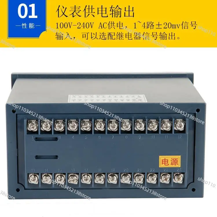 TY5S/A Type Five-position Dual-display Measurement and Control Instrument Weighing Display Instrument Relay Output