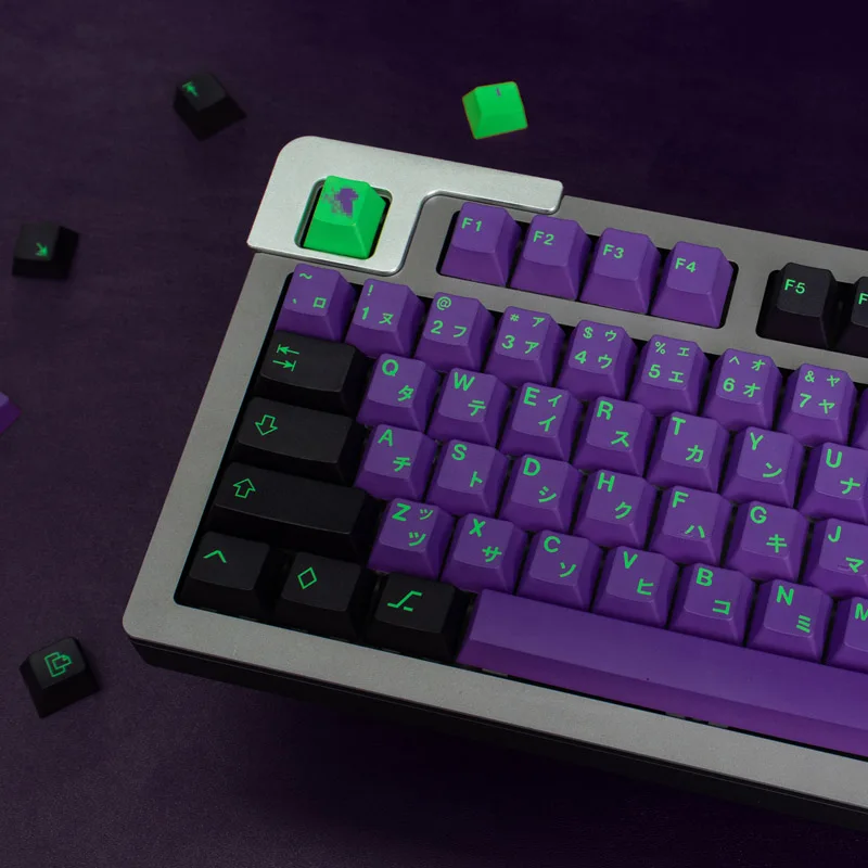 129 Keys GMK Clones Mecha-01 EVA Keycaps Cherry Profile Keycap Dye sub For Mechanical Keyboard 1.75U 2U Shif ISO Enter Key