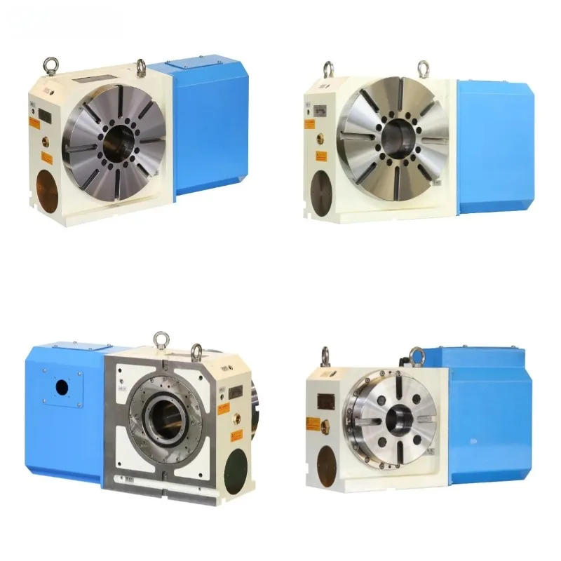 

250 mm CNC Turntable Machining Center Accessory with Fourth Axis Dividing Plate Steel Gearbox Motor & Bearing Components