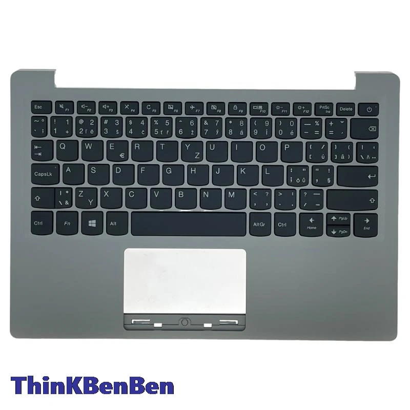 

CZ Czech Mineral Gray Keyboard Upper Case Palmrest Shell Cover For Lenovo Ideapad S130 11 130S 11IGM 120S 11IAP 5CB0P23915