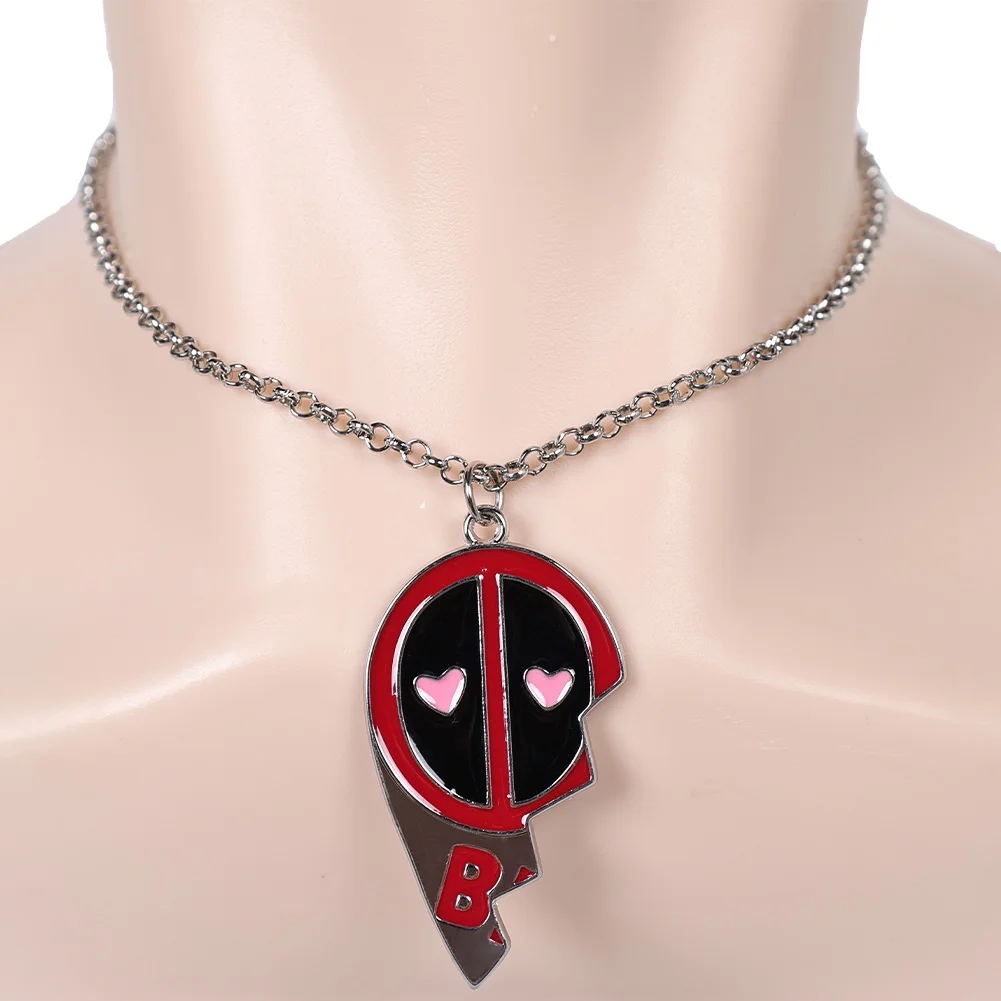 Disguise Dead Cosplay Pool Necklace 2024 Movie Male Superhero Costume Accessories Men Women Props Jewelry Gift Dress Up Party