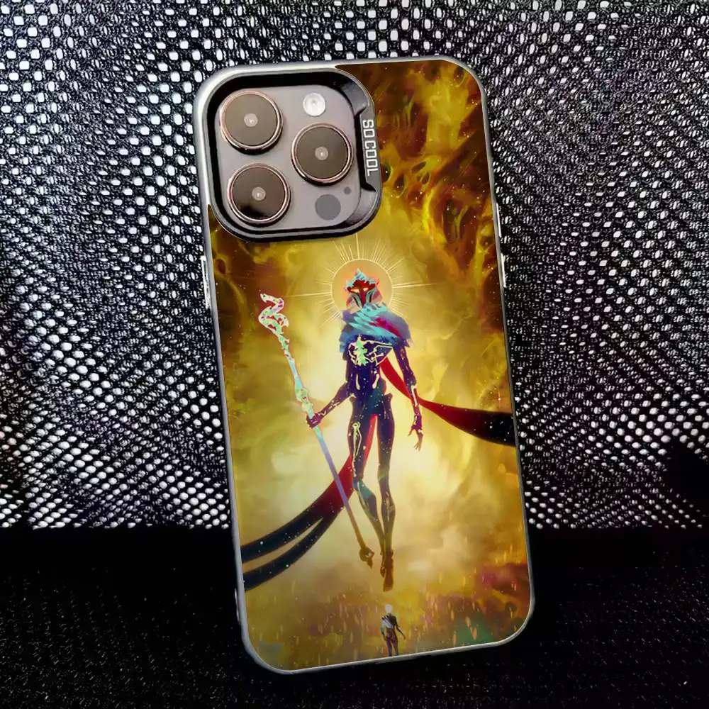 Funda de teléfono A-Arcane Viktor para iPhone 16,15,14,13,12,11,8,7,Pro,Max,Plus,Mini,XS,SE Anti caída negro mate duro