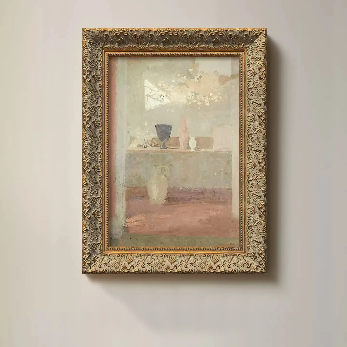 Antique Gold Ornate Picture Frame Vintage Embossed Carved Wood Frame European Retro Art Frame for Oil Painting Canvas Wall Decor