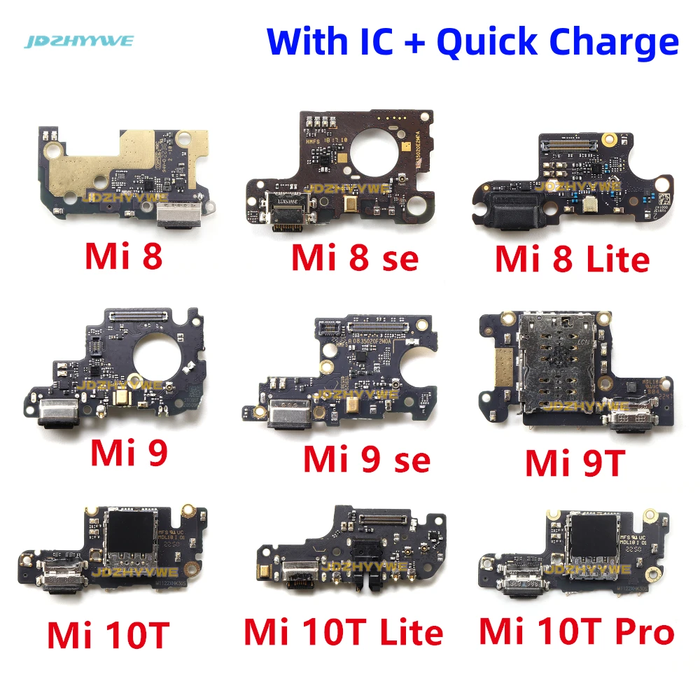 

1PCS Dock Connector USB Charger Charging Port Flex Cable Board For Xiaomi Mi 10T 9T 10 9 8 se Lite Pro