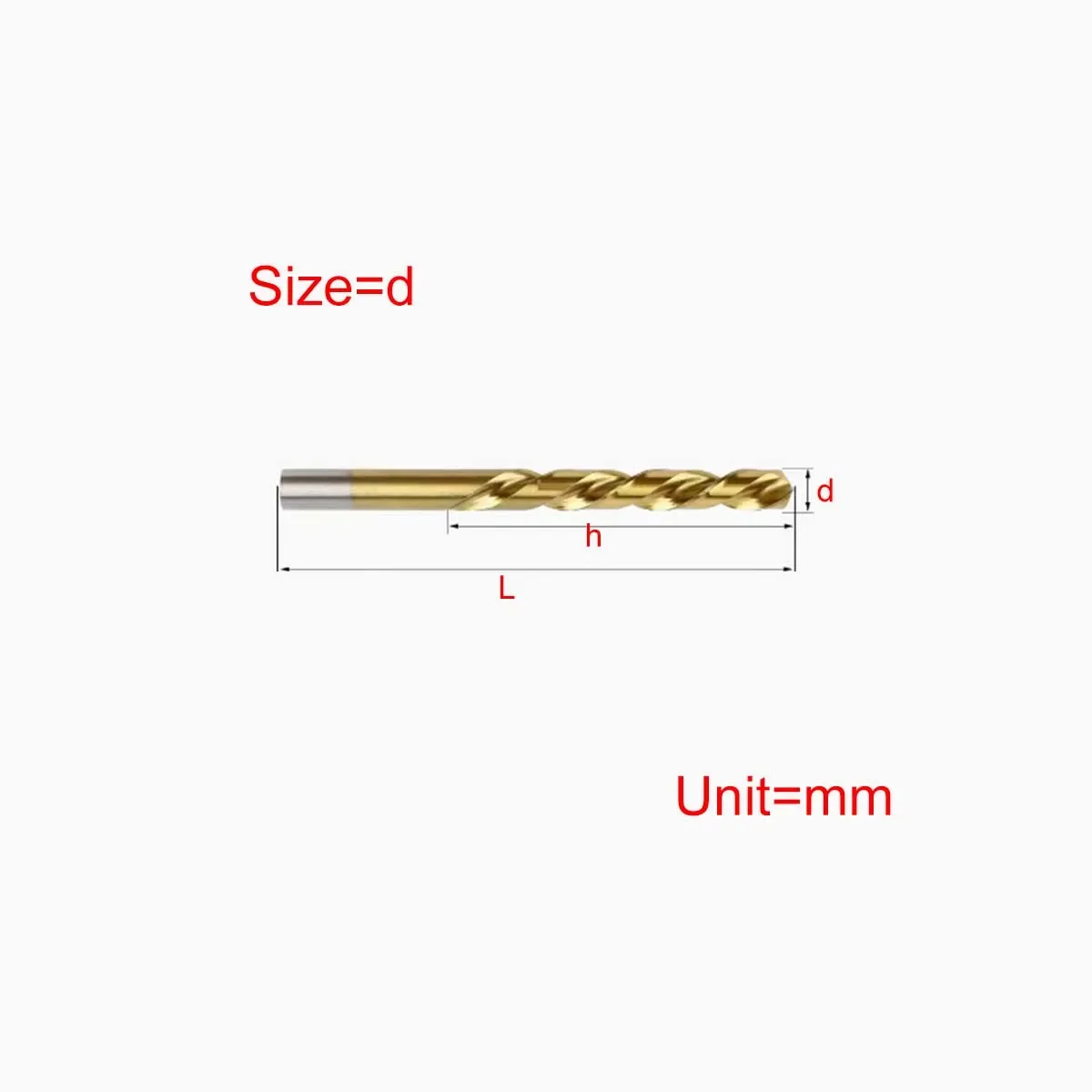 High Speed Steel Titanium Plated /Hardness  Drilling Elongation Electric Drill Rotary Head