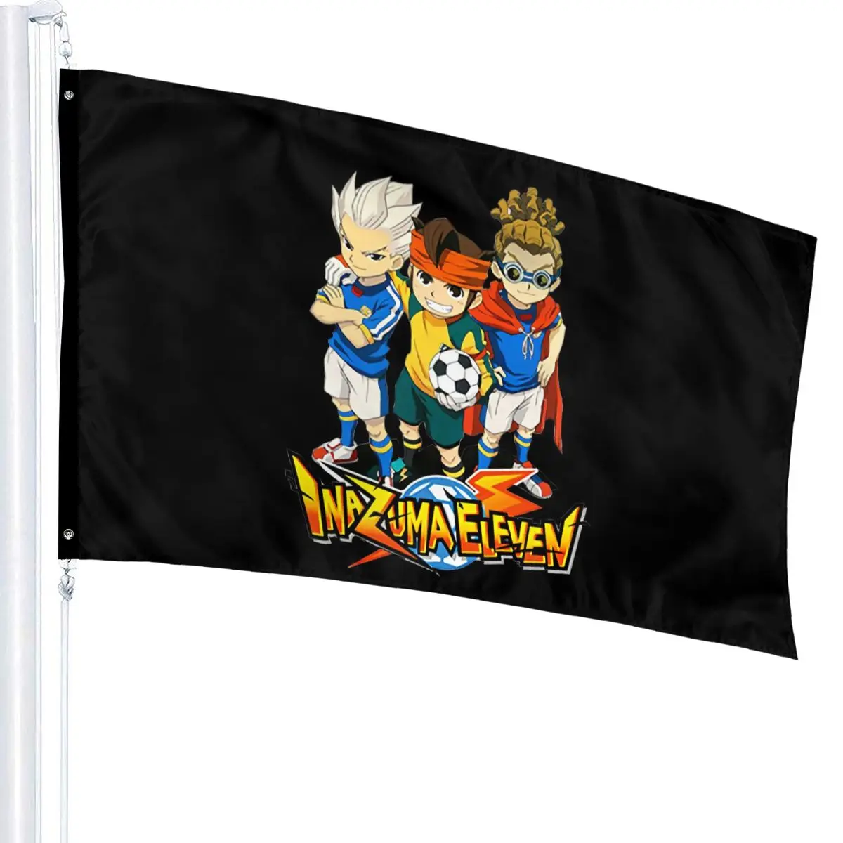 Inazuma Eleven Mens Kids Mark Evans Football All Sizes 100 Cotton V1 Cheap Sale High Quanlity Retro Flag