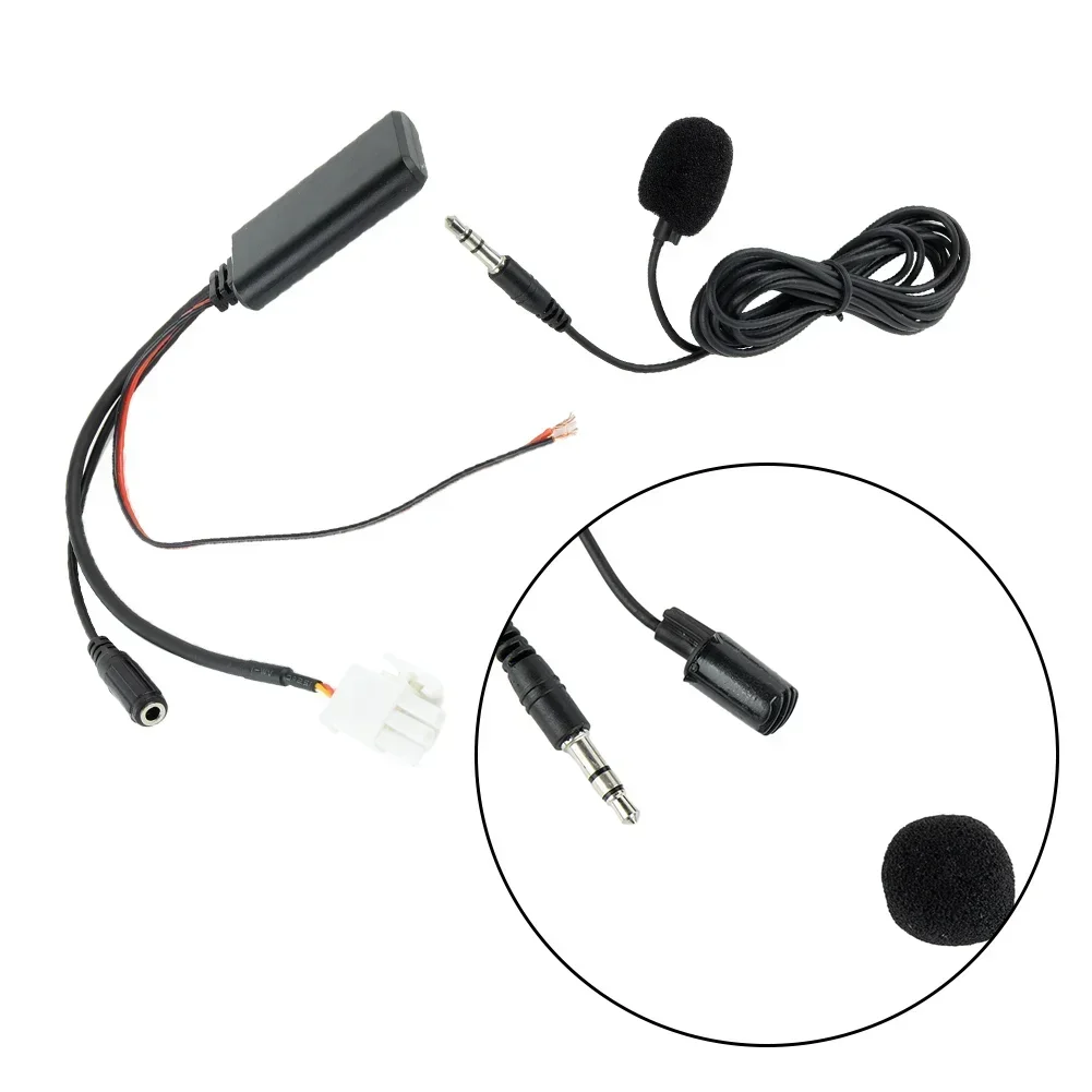 1set Motorcycle 1.5m 3Pin Audio Cable 5.0 Adapter For Honda Gold-Wing GL1800 Handsfree Music Receiver Electronics