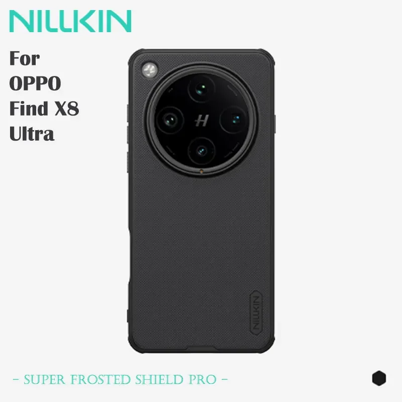 NILLKIN Super Case Étui Magnétique pour OPPO Find X8 Ultra 5G Militaire-Grade 360 °   Housse mate anti-rayures imperméable pour pare-chocs en TPU