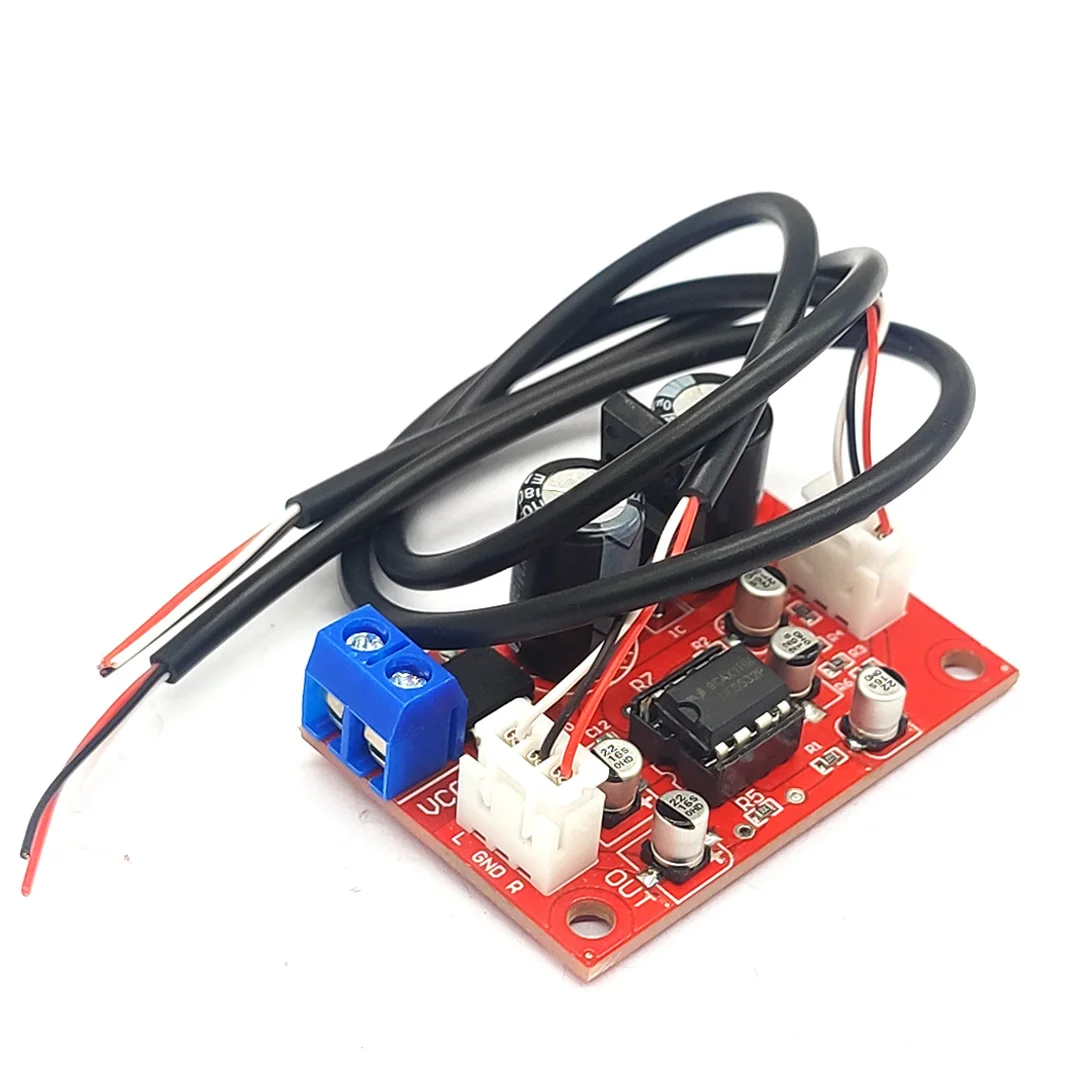 NE5532/AD828 Audio OP AMP Moving Coil Microphone Preamps Pre-Amplifier Pre-amp Magnetic Head Phono Amplifier Board With Cable