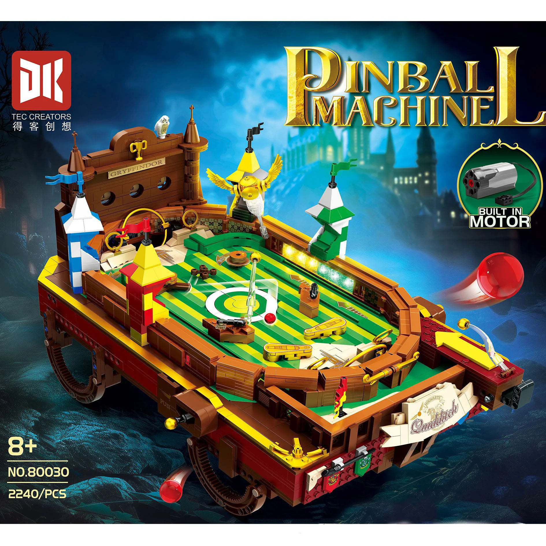 هاري بوتر كأس النار بنة ماجيك التمرير الشكل كويدتش نموذج تجميعها لعبة الطوب الصغيرة للأطفال هدية عيد ميلاد