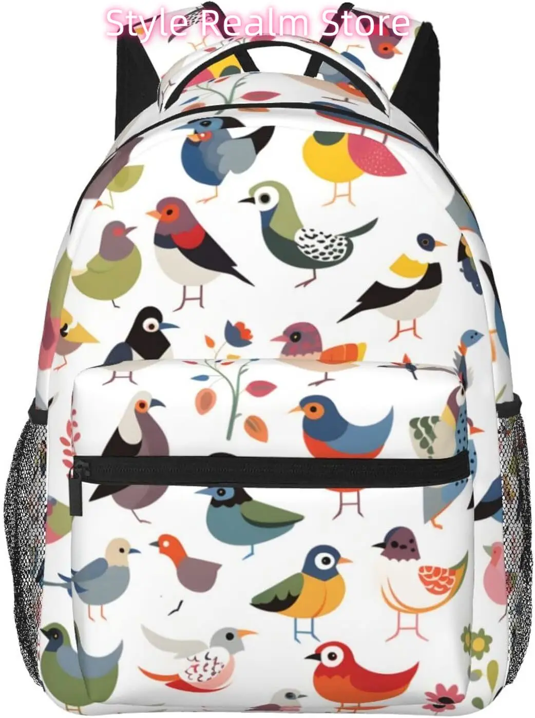 

laptop bag back to school Cute Funny Bird Lightweight Laptop Backpack Lightweight Multipurpose Travel Casual Daypack Unisex Coll