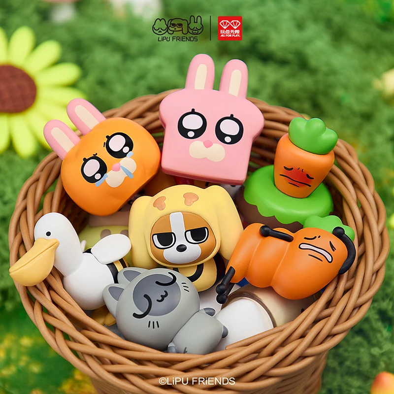 

Сиамские Lipu Friends, натуральная серия, конфетные бусины, модные настольные украшения, игрушки, Коллекционная слепая коробка, игрушки для детей и взрослых