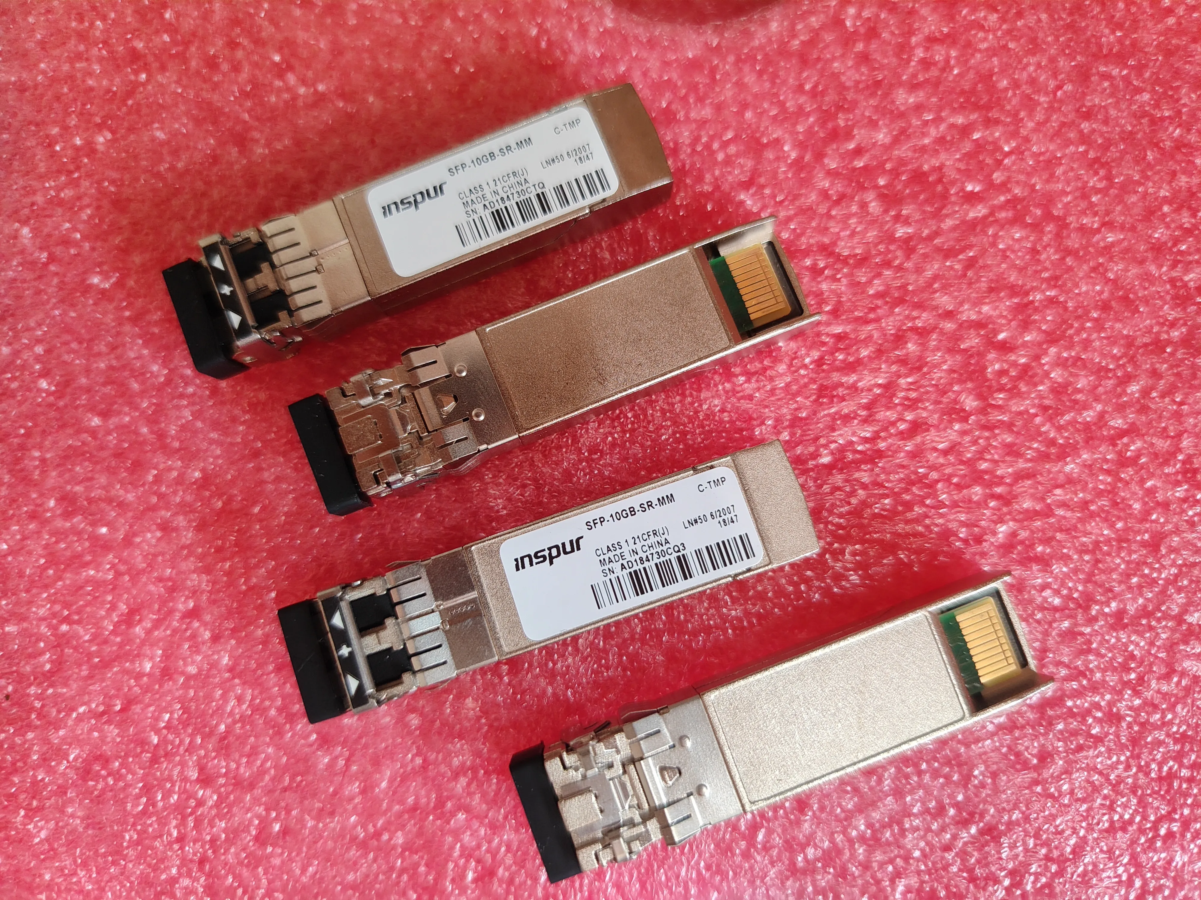 オリジナル新品-inspur-10g-sfp光スイッチ-sfp-10gb-sr-mm-10g-850nm-sfp光ファイバーモジュール-inspurトランシーバー-sfpファイバー