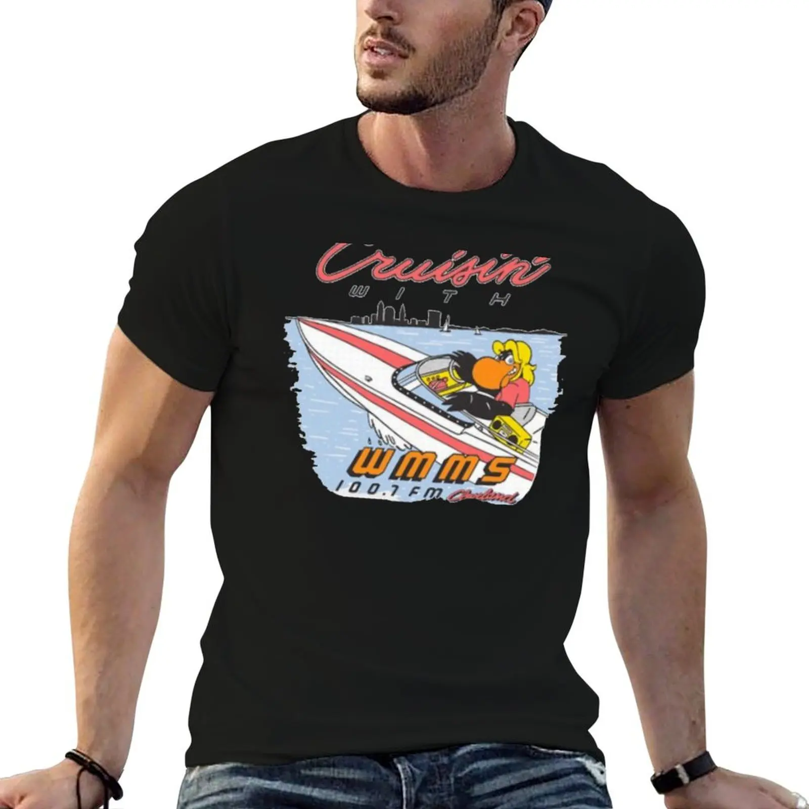 

Bill Hader “Barry” - Cruisin' With WMMS T-Shirt t shirt man casual funny t shirts cotton T-Shirt