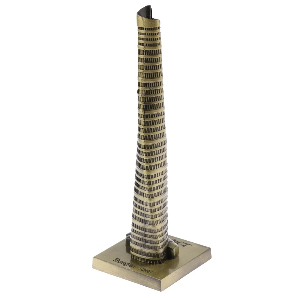 Statue Home Decor SHANGHAI TOWER CHINA ARCHITECTURE BUILDING REPLICA COLLECTIBLE SOUVENIR