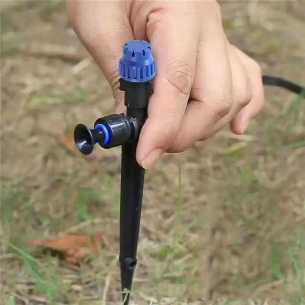 360° 360° Atomize Dripper Adjustable with Bracket Micro Drip Irrigation System Atomize Spray 1/4