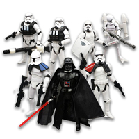 Star Wars Animation Movies Peripheral Toys 3.75 Movable Dolls Figure Model Imperial Stormtrooper Darth Vader