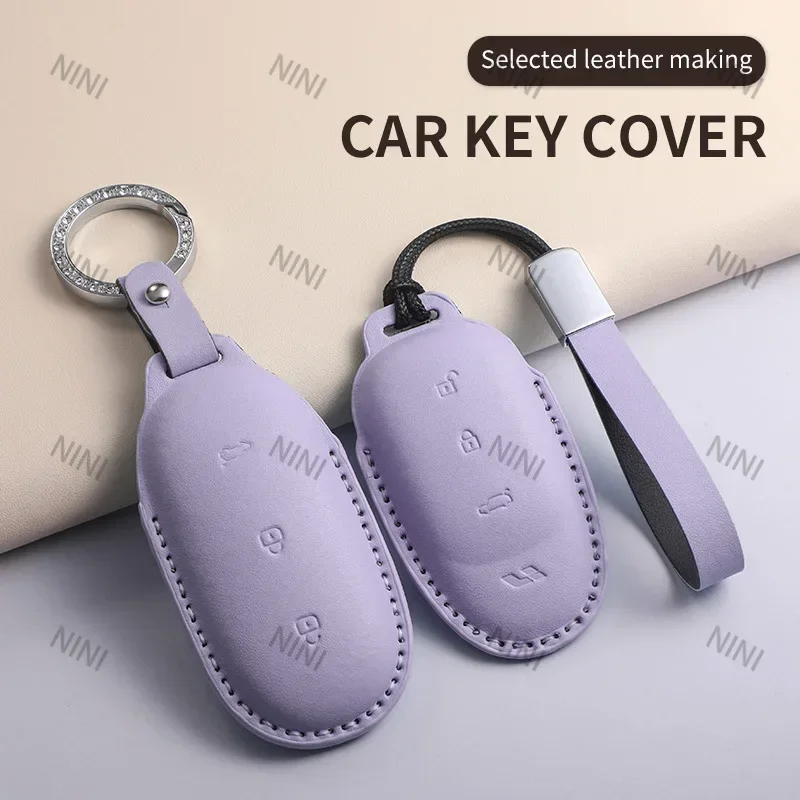 

Аксессуары для Lixiang L9 L8 L7 L6 PU кожаный чехол для ключей от автомобиля чехол из искусственной кожи чехол для ключей от машины