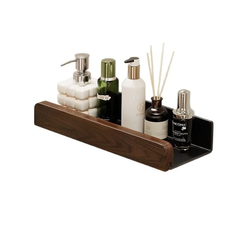 Walnut Toilet Shelf Antique Bathroom Cabinet Toilet Wash Sink Toilet No punching