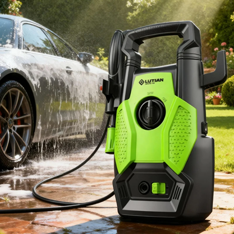 Idropulitrice elettrica 220V Lavatrice portatile ad alta potenza per auto con pistola a spruzzo con pompa ad alta pressione per la pulizia del giardino domestico