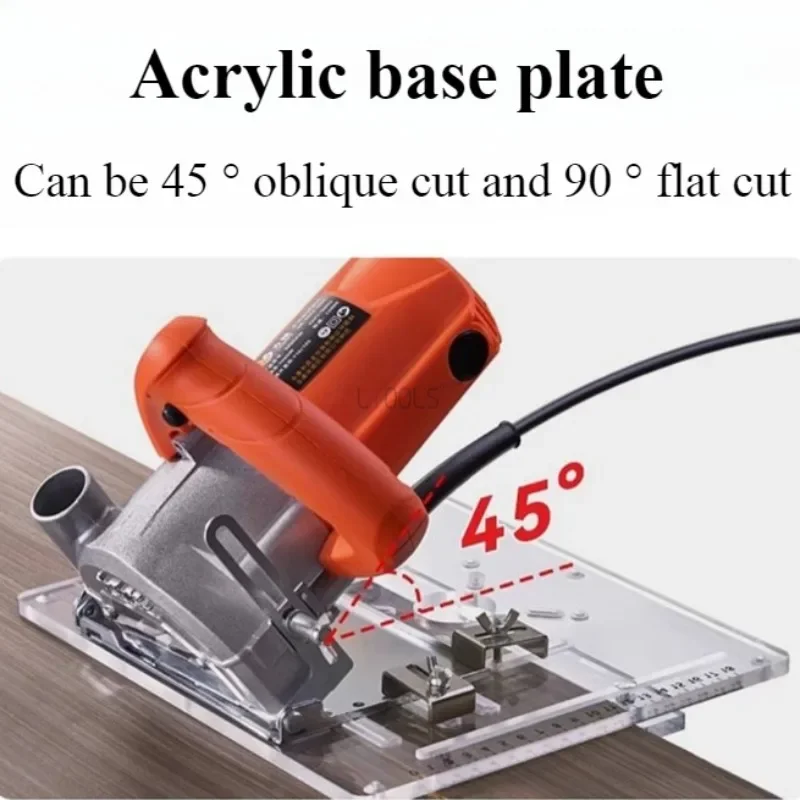 Handheld Saw Guided Trimming Board Cutting Machine Positioning Board Acrylic Marble Machine Marble Machine Auxiliary Ruler Tools