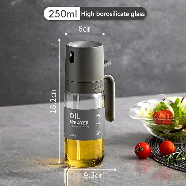250ml Glass Oil Mister Spray Bottle
