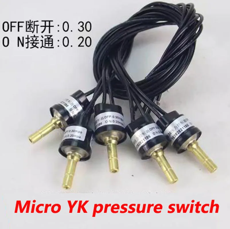 4pc Air Conditioner Heat Pump Chiller Pressure Switch Protector, High Voltage Protection Switch 0.2-0.3MPA
