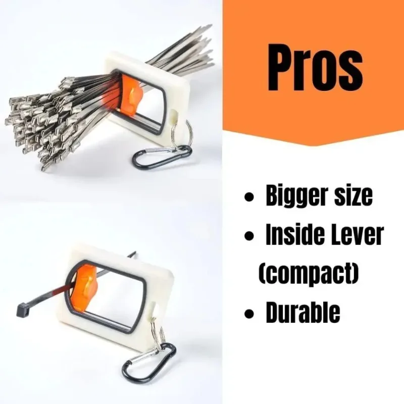 جديد مربع رباط للكابل المنظم المحمولة الفلورسنت تخزين رباط للكابل حامل رباط للكابل تخزين أداة الفلورسنت تنظيم #4