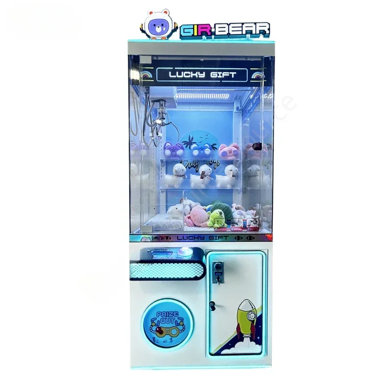 amusement teddy bears coin operated arcade toy mini claw machine/claw machine