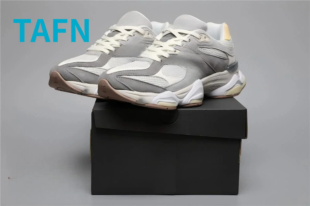 Unisex retro hardloopschoenen met kleurrijke collage-design, casual schoenen, comfortabele sportschoenen met demping