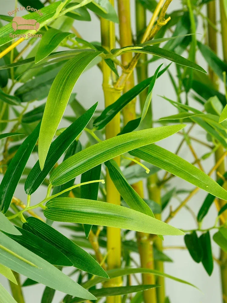 Biomimetic bamboo outdoor fake bamboo simulation plant partition wall, hotel specific simulated bamboo decoration and landscapin