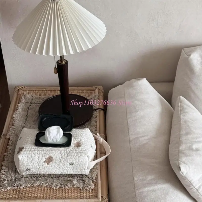 R6FD CARTOONE BÉBÉ PUISSANTS TISSU CAS TISSUSE LESSIONS ALIPES ALIMES ORGANISATION POCHE PAPIER CONTERITEUR Rangement pour