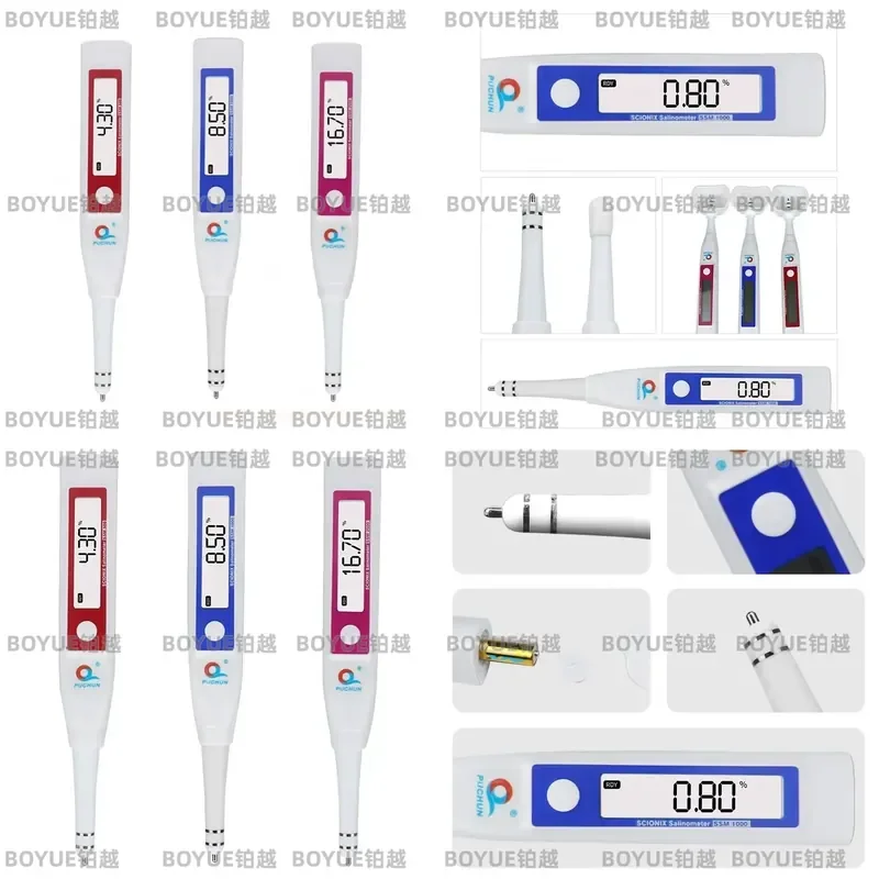 for 3 in 1 Thermometer Sodium Salinity Meter Multi-parameter Water Quality Tester for Aquarium Pool Hydroponics
