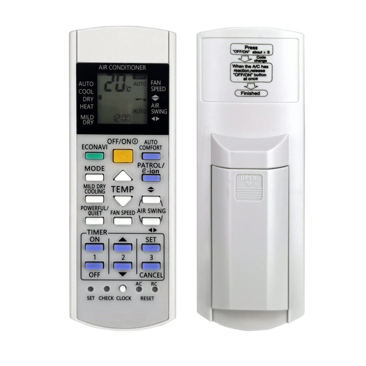 Universal Air Conditioner Remote Control for A75C3407 A75C3314 A75C3933 A75C3293 A75C3077 A75C2988 A75C3167 A75C3607 A75C3871