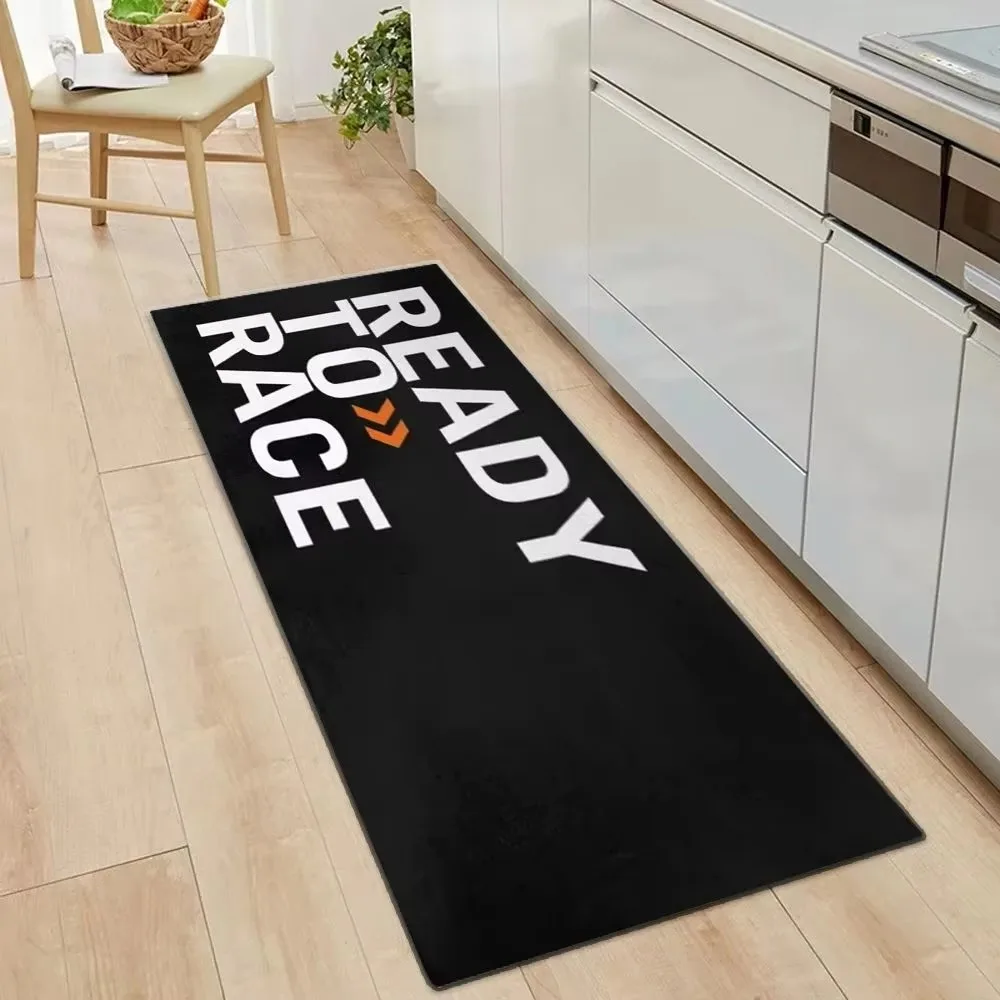 Ready To Race Crystal Velvet Motorcycle Mat, Anti-Slip Garage Floor Mat for Motorbike Parking, Oil Absorbent, Home Garage Decor
