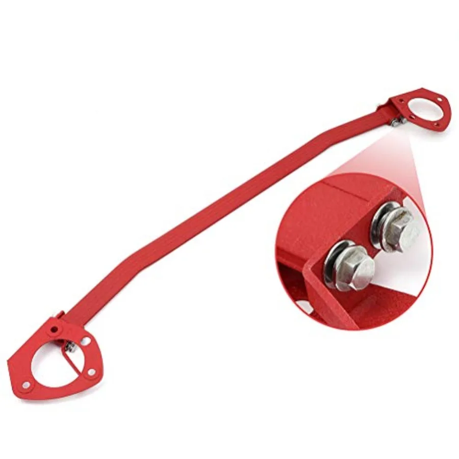 

Performance Strut Tower Brace in Red for Enhanced Handling Upgrade Ideal for 20162019 Honda Civic Models Improves Chassis Rigid