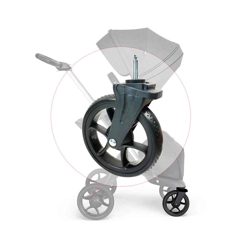 Buggy Wheel For Stokke Xplory V4 V5 V6 X Pushchair Front One With Wheel Frame Direct Replacement DIY Stroller Accessories